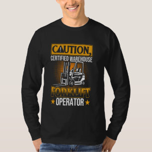 T-shirt Opérateur de chariot élévateur de magasin certifié