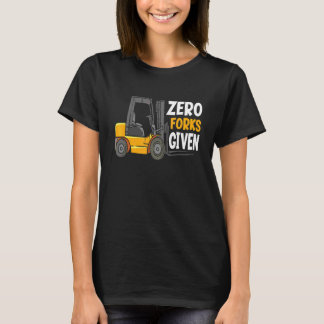 T-shirt Opérateur de chariot élévateur de magasin sans fou
