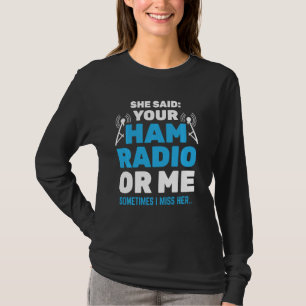 T-shirt Opérateur De Code Morse Ou De Radio Ham
