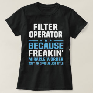 T-shirt Opérateur de filtre