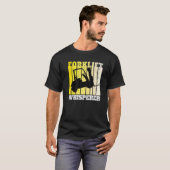 T-shirt Opérateur de Forklift (Devant entier)