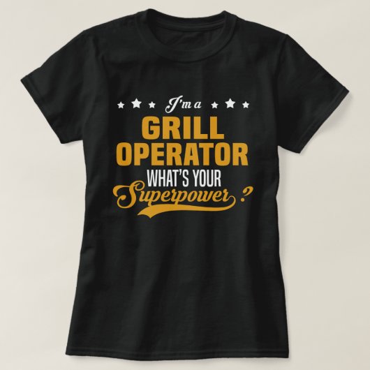T-shirt Opérateur de grille (Design devant)