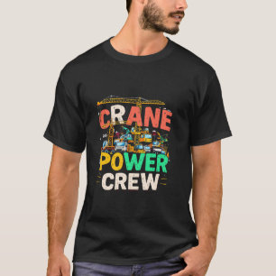 T-shirt Opérateur de grue Ouvrier du bâtiment Amoureux de