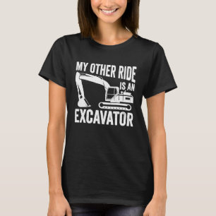 T-shirt Opérateur de matériel lourd Excavatrice