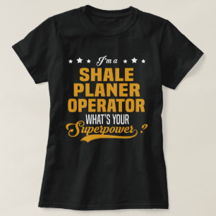 T-shirt Opérateur de plan de schiste