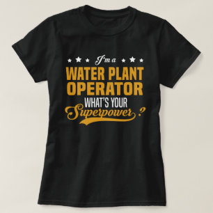 T-shirt Opérateur de Plante d'eau