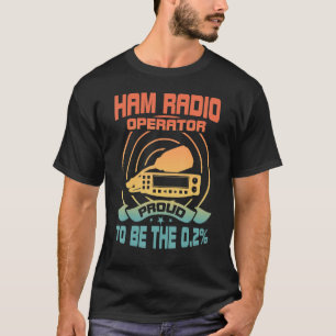 T-shirt Opérateur de radio amateur vintage - Radio amateur