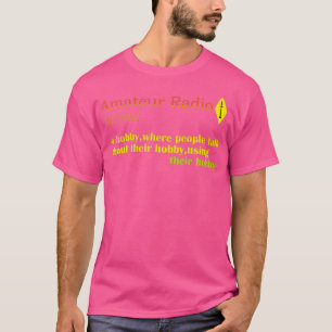 T-shirt Opérateur de radio de jambon pour hommes Définitio