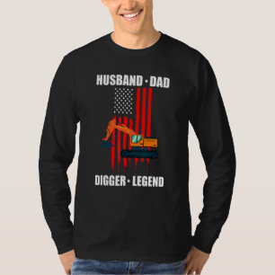 T-shirt Opérateur de rétrocaveuse pour excavatrice homme 4