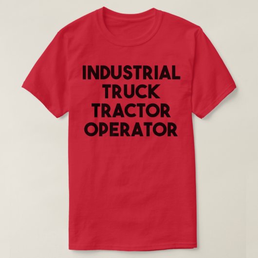 T-shirt Opérateur de traceur industriel (Design devant)