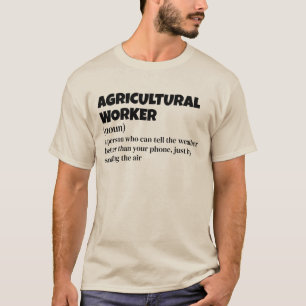 T-shirt Opérateur de tracteur - Définition amusante