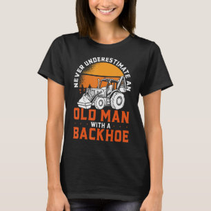 T-shirt Opérateur d'équipement lourd Opérateur de backhoe