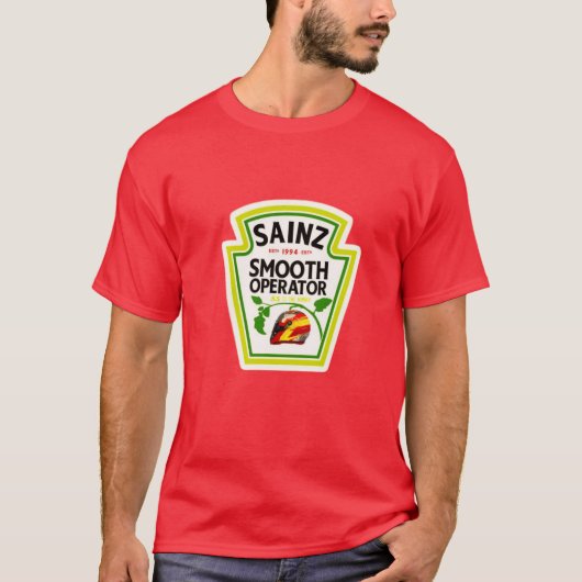 T-shirt opérateur lisse carlos sainz (Devant)
