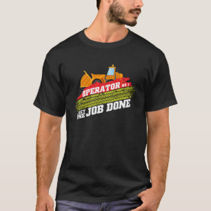 T-shirt Opérateur No 1 le travail Je fais la coopérative d