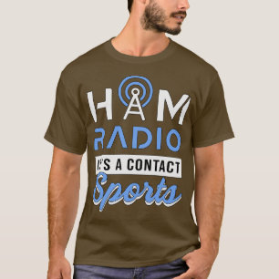 T-shirt Opérateur radio amateur d'antenne de radio de jamb