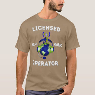 T-shirt Opérateur radio de jambon autorisé