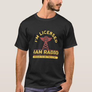 T-shirt Opérateur Radio De Jambon Autorisé Im Opéra Radio