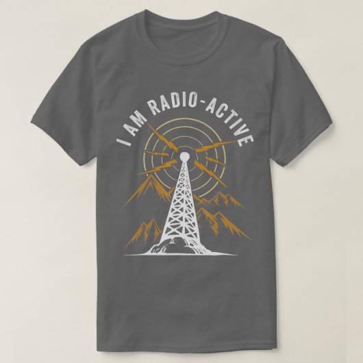 T-shirt Opérateur radio Im Radio Active Antenna Tower Ham (Design devant)