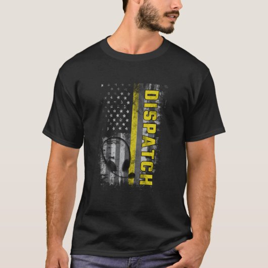 T-shirt Opérateurs d'expédition 911 Premiers intervenants (Devant)