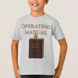 T-shirt Operating manual de Sainte Bible - chemise de