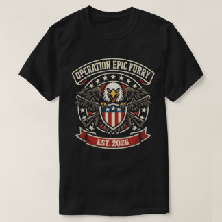 T-shirt Operation Epic Fury – Tactical Military Style