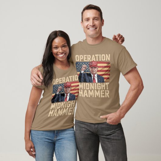 T-shirt Opération Hammer de minuit (4) (Unisexe)