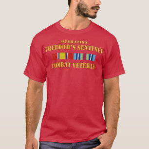 T-shirt Opération Liberté Sentinel OFS SVC Bar Combat Vet