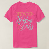 T-shirt Opération Mariage habillage Mariage Exercice Fitne (Design devant)