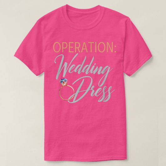 T-shirt Opération Mariage habillage Mariage Exercice Fitne (Design devant)