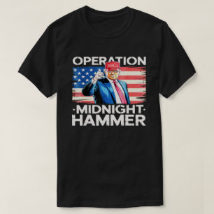 T-shirt Opération Marteau de Minuit Drôle Trump 