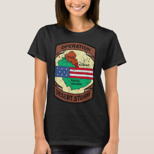 T-shirt Opération militaire de la guerre du Golfe Tempête 