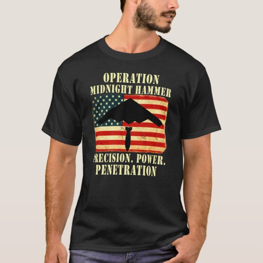 T-shirt Opération Military Midnight Hammer (Devant)