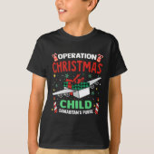 T-shirt Opération Noël Enfant Funny Famille Correspondant  (Devant)