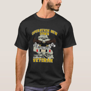 T-shirt Opération Nouvelle Aurore Irak OND Vétéran Vintage