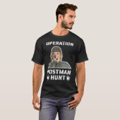 T-shirt Opération Post Man Hunter Soldier Golder Retriever (Devant entier)