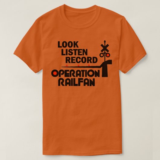 T-shirt Opération Railfan (Design devant)
