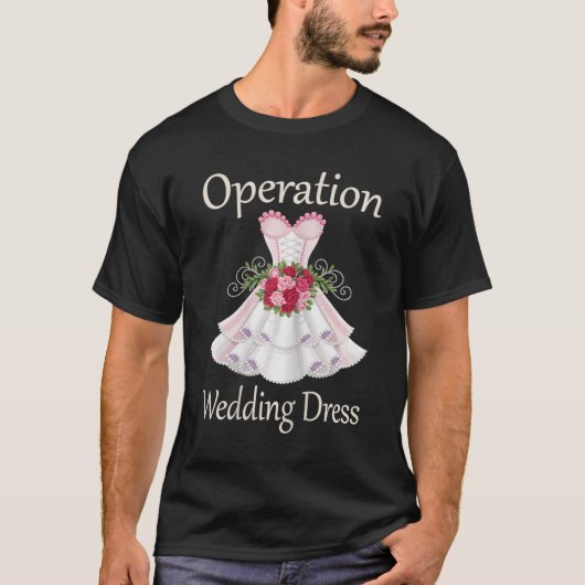 T-shirt Opération Robe de Mariée Pour Femmes 2025 Demoisel (Devant)