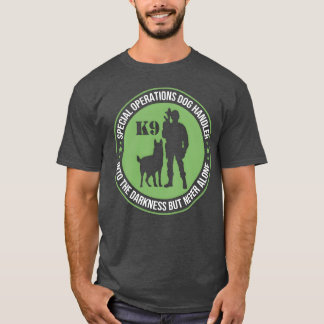 T-shirt Opérations spéciales Chien Handler K9 Police Chien