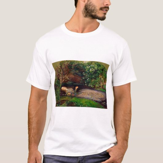 T-shirt Ophélie, John Everett Millais, 1851-1852 (Devant)