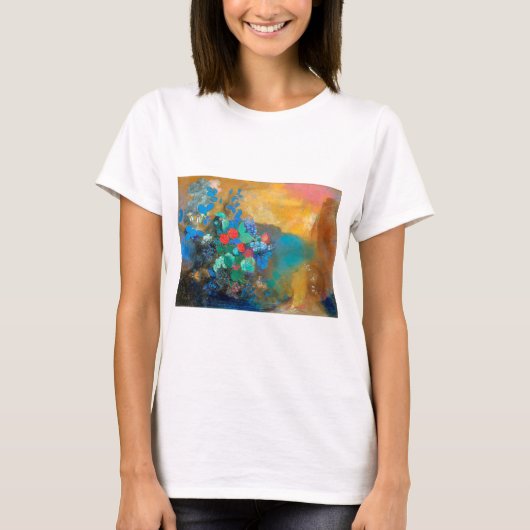 T-shirt Ophélie parmi les Fleurs, Redon (Devant)