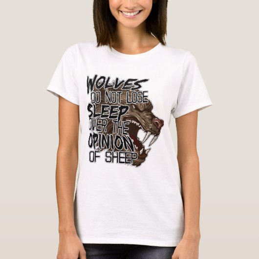 T-shirt Opinion des loups (Devant)
