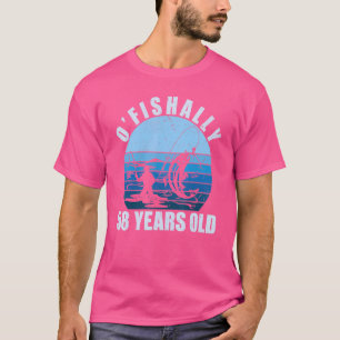 T-shirt O'poisson 58 ans heureux mon anniversaire vous poi