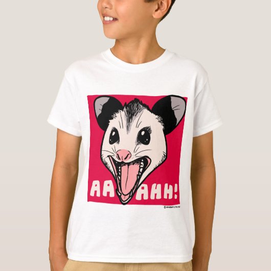 T-shirt Opossum "AHHH" (Devant)