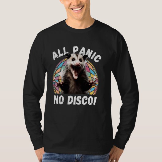 T-shirt Opossum All Panic No Disco Drôle Possum Scream Men (Devant)