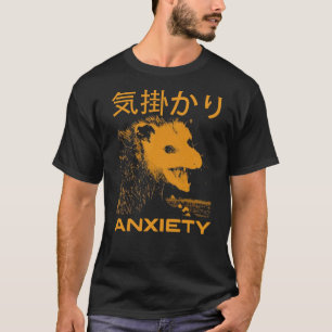 T-shirt Opossum anxieux japonais