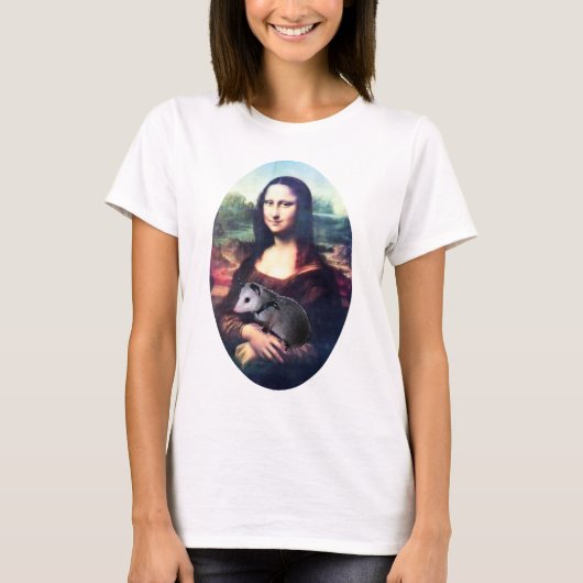 T-shirt Opossum de Mona Lisa (Devant)