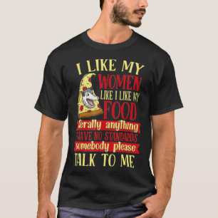 T-shirt Opossum Drôle J'Aime Mes Femmes Comme Mon Possum A