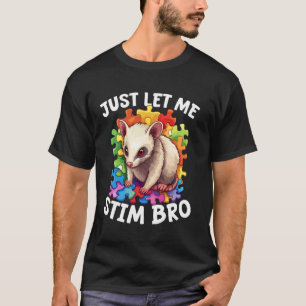 T-shirt Opossum en colère Sensibilisation à l'autisme Lais
