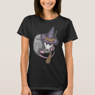 T-shirt Opossum Halloween Witch