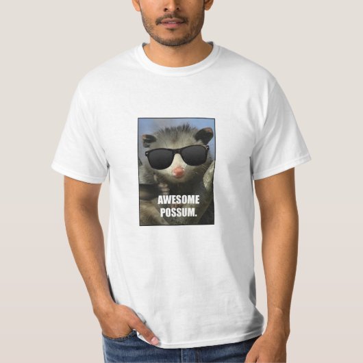T-shirt Opossum impressionnant (Devant)